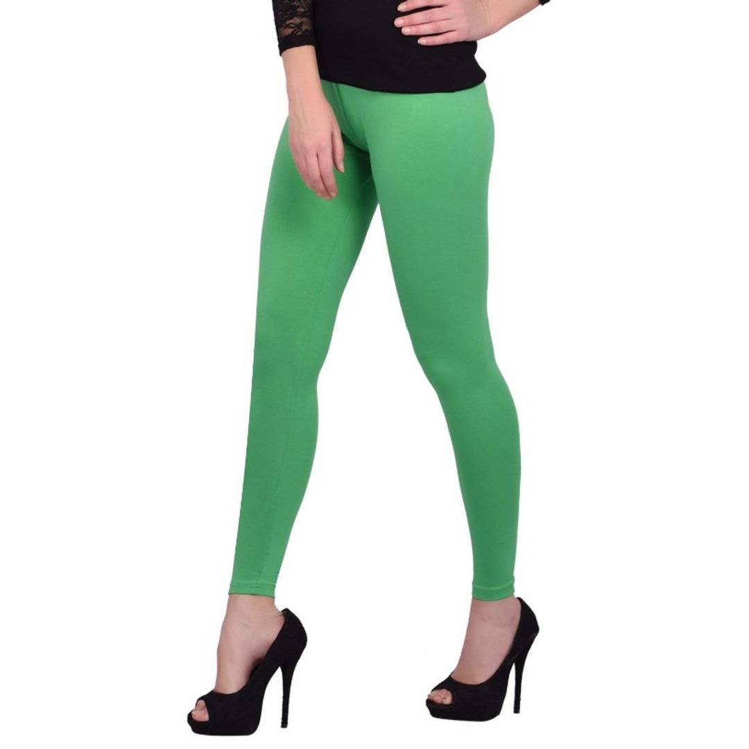 Stylish Cotton Solid Leggings For Women